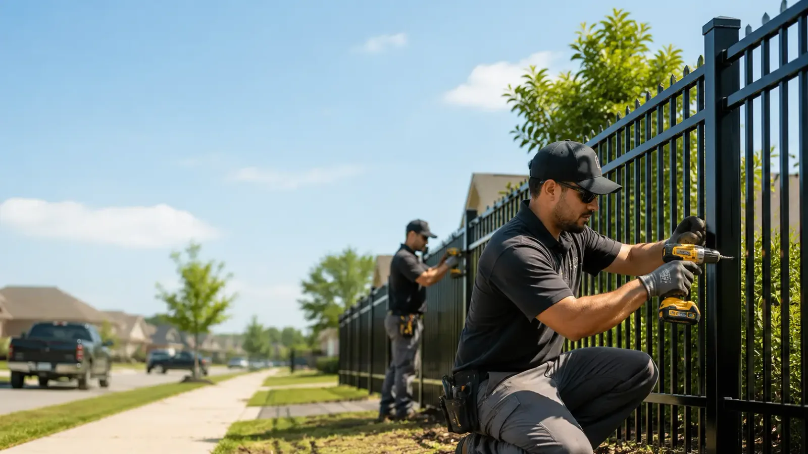 Metal Fence Installation in Summit Lake, WI